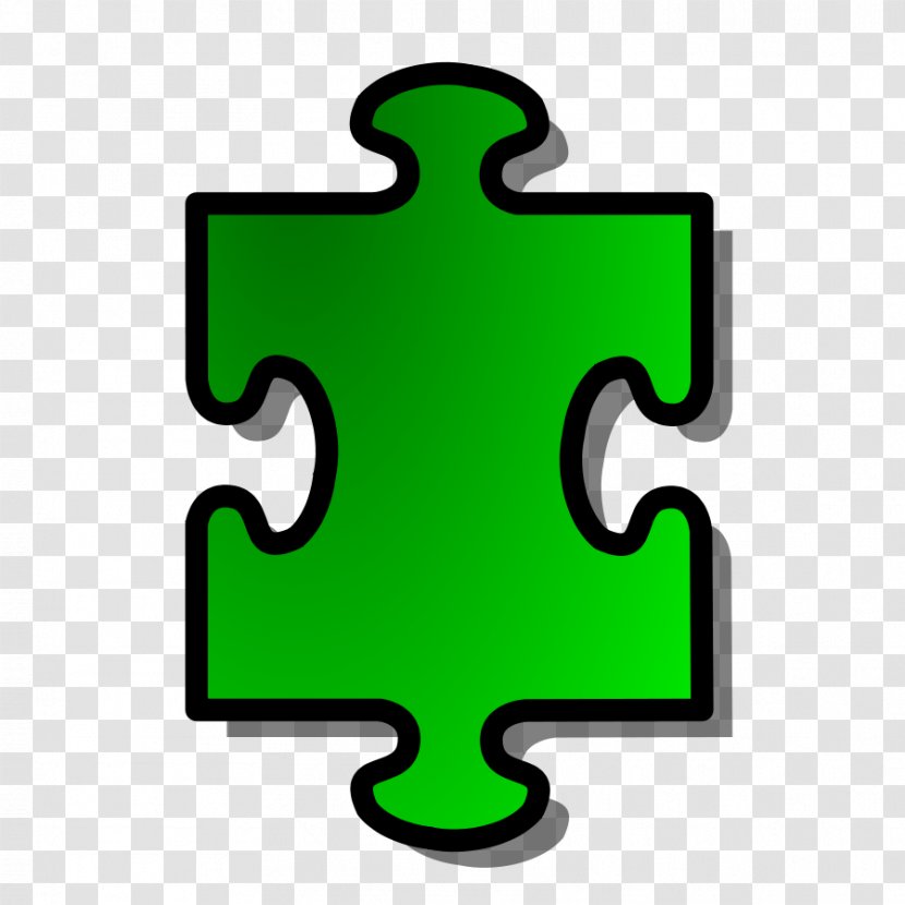 Jigsaw Puzzles Puzz 3D Clip Art - Green Vector Transparent PNG