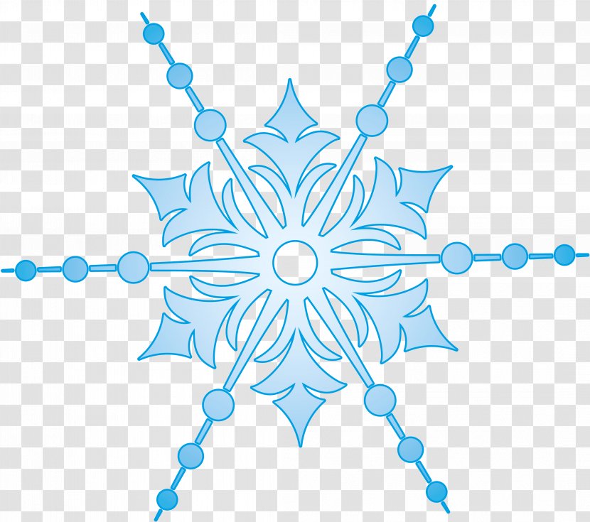 Symbol Snowflake Crystal Frost - Winter - Snowflakes Transparent PNG