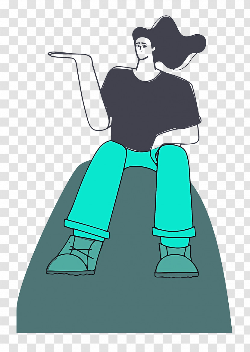 Sitting On Rock Transparent PNG