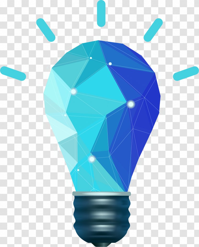 Incandescent Light Bulb Business Entrepreneurship - Aqua Transparent PNG