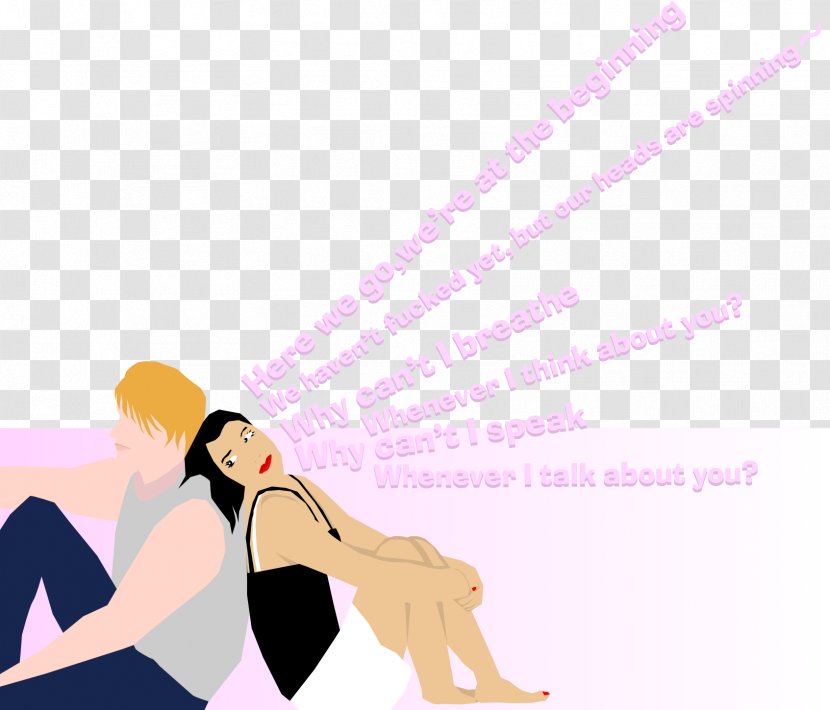 Human Behavior Illustration Cartoon Desktop Wallpaper Purple - Heart - Always On My Mind Transparent PNG
