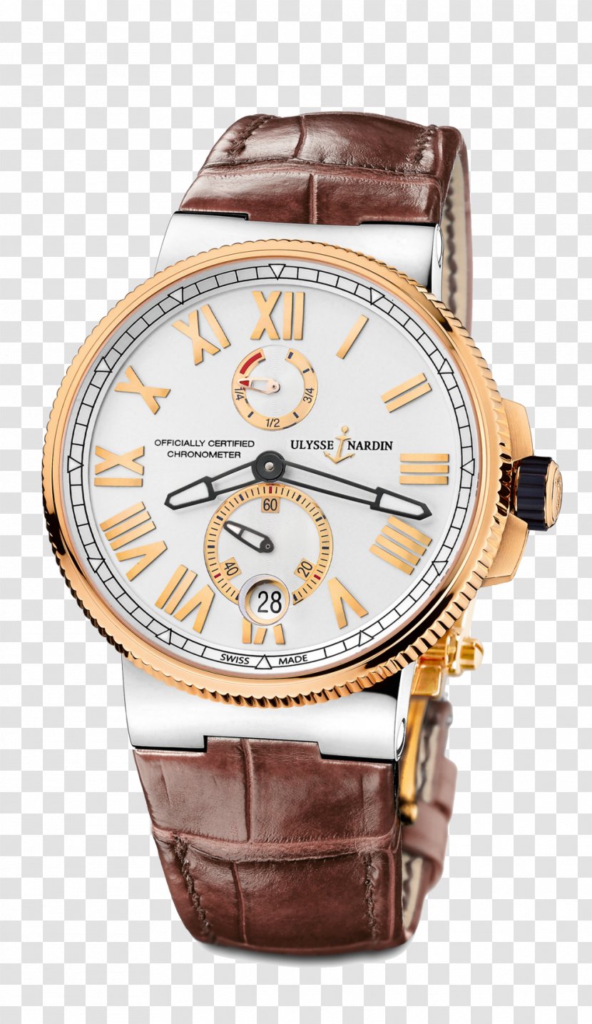 Marine Chronometer Ulysse Nardin Watch Chronograph Transparent PNG