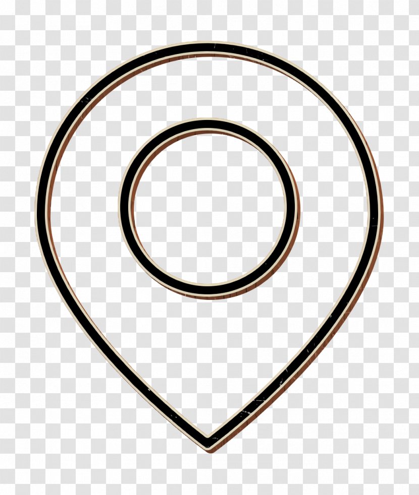 Map Pin Icon - Body Jewellery Transparent PNG