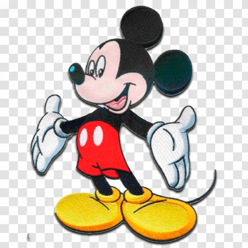 Mickey Mouse Minnie Embroidered Patch Transparent PNG