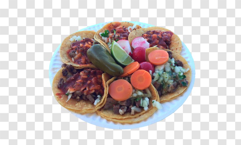 Torta Tostada Dish Carnitas Vegetarian Cuisine - Typical Mexican Taco Plate Transparent PNG
