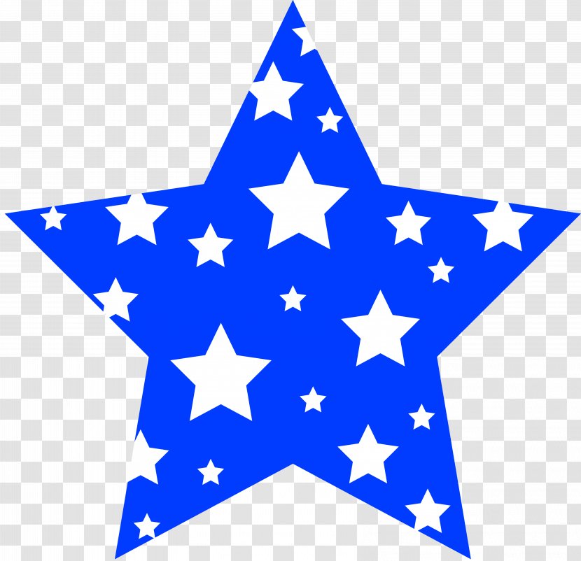 Star Black And White Clip Art - 4th Of July Borders Transparent PNG