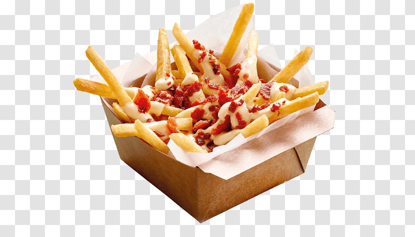French Fries Cheese Fast Food Guacamole Hamburger - Side Dish - Bacon Bits Transparent PNG