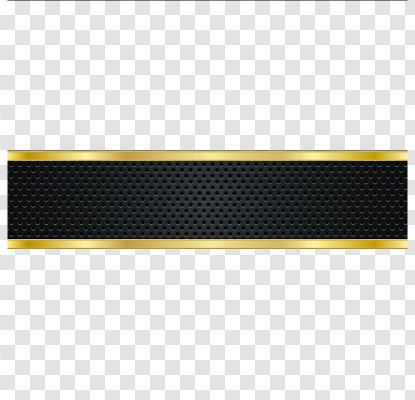 Material Angle Pattern - Yellow - Vector Metal Banner Transparent PNG