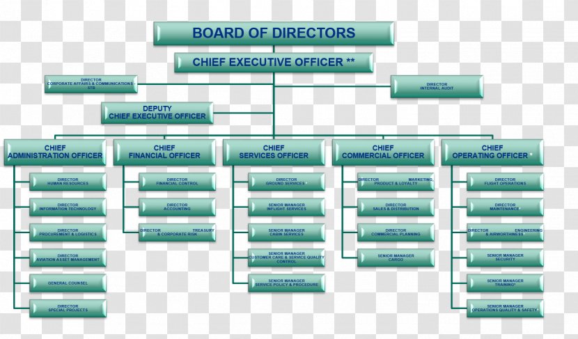 Organizational Chart Diagram Emirates Board Of Directors - Flight Attendant - Fly Emirate Transparent PNG