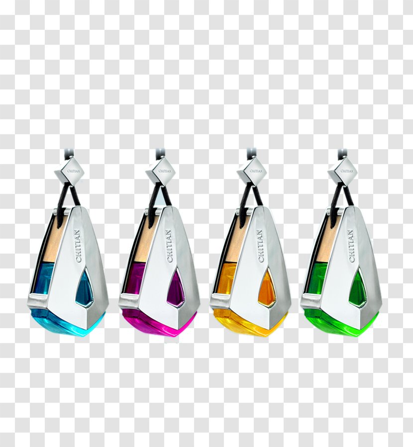 Perfume O Ha - Jewellery - Four Bottles Of Car Ornaments Different Colors Transparent PNG