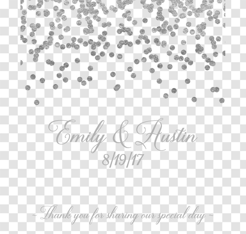 Bridal Shower Confetti Party Silver Game - Gold Transparent PNG