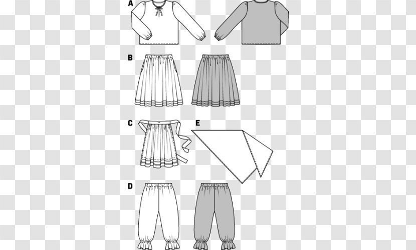 Burda Style Paper Dress Sewing Pattern - Clothing Transparent PNG