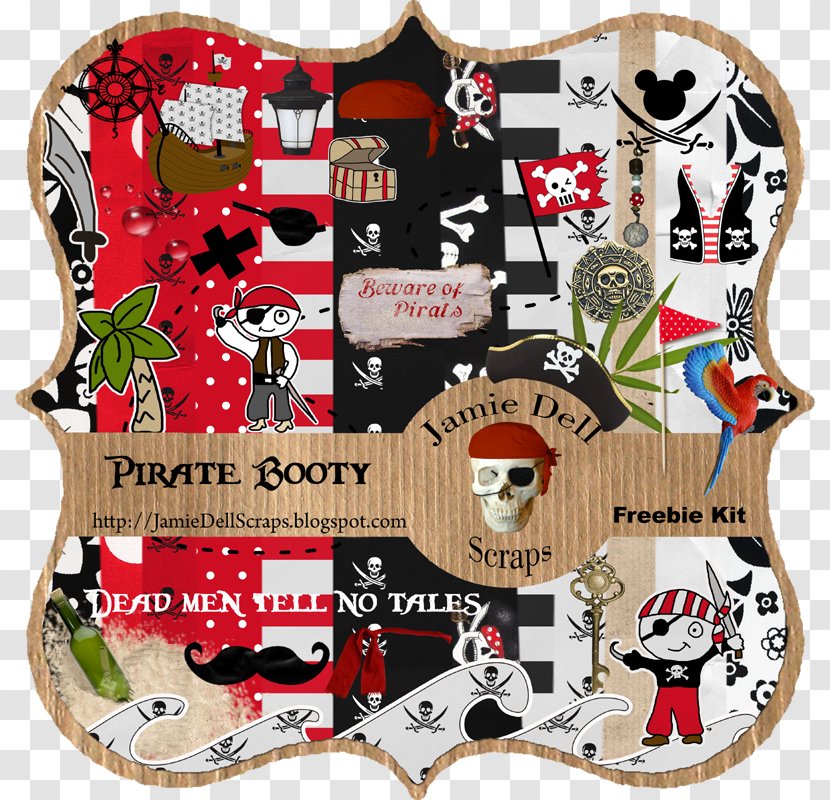 Piracy Digital Scrapbooking Paper International Talk Like A Pirate Day - Birthday - HORTENZIA Transparent PNG