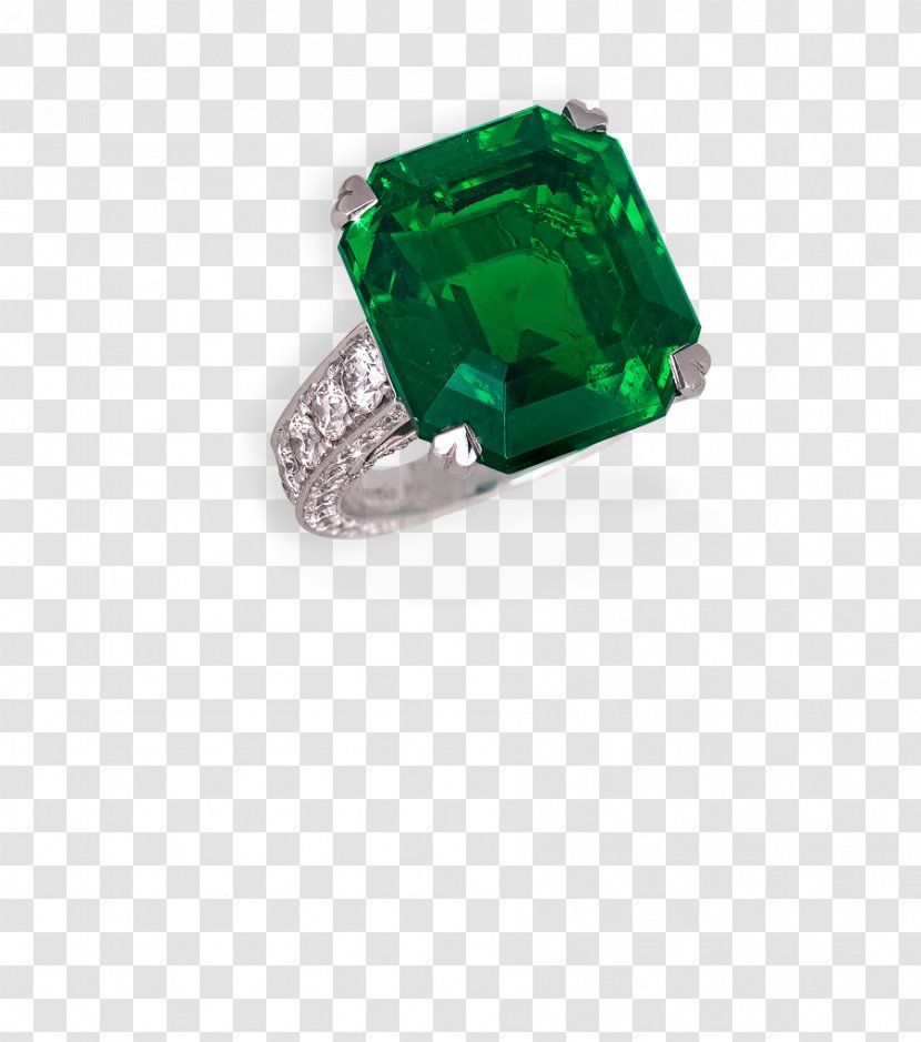 Emerald Ring Jewellery Gemstone Diamond - Bitxi Transparent PNG