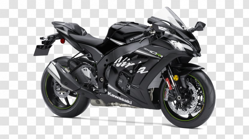 Kawasaki Ninja ZX-10R Motorcycles 2017 FIM Superbike World Championship - Exhaust System - Motorcycle Transparent PNG
