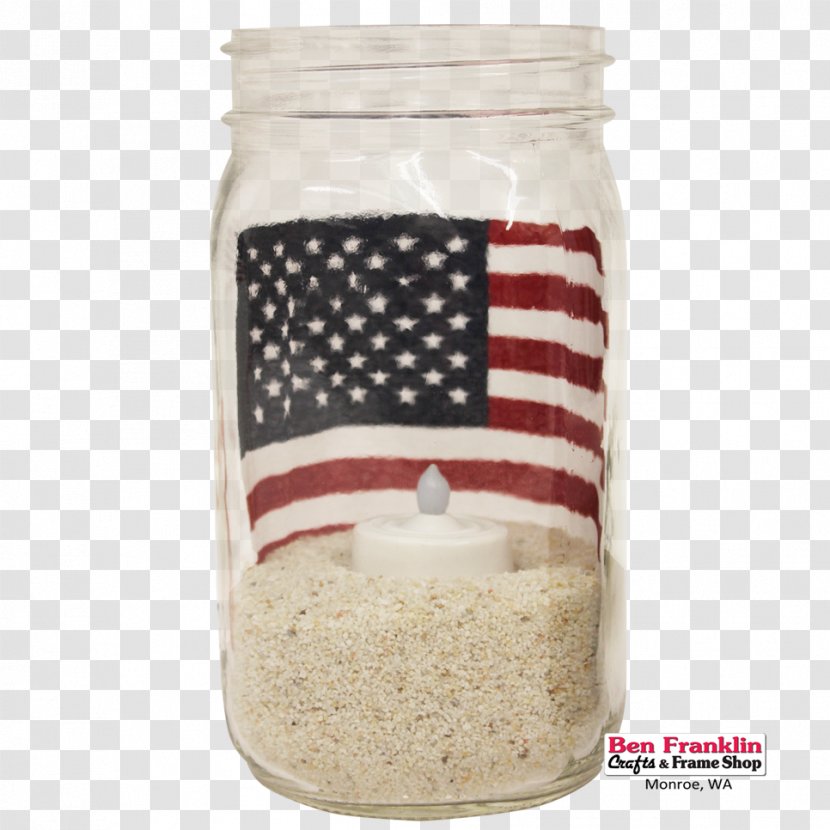 Flag Of The United States Flagpole Polyester - Mason Jar Transparent PNG