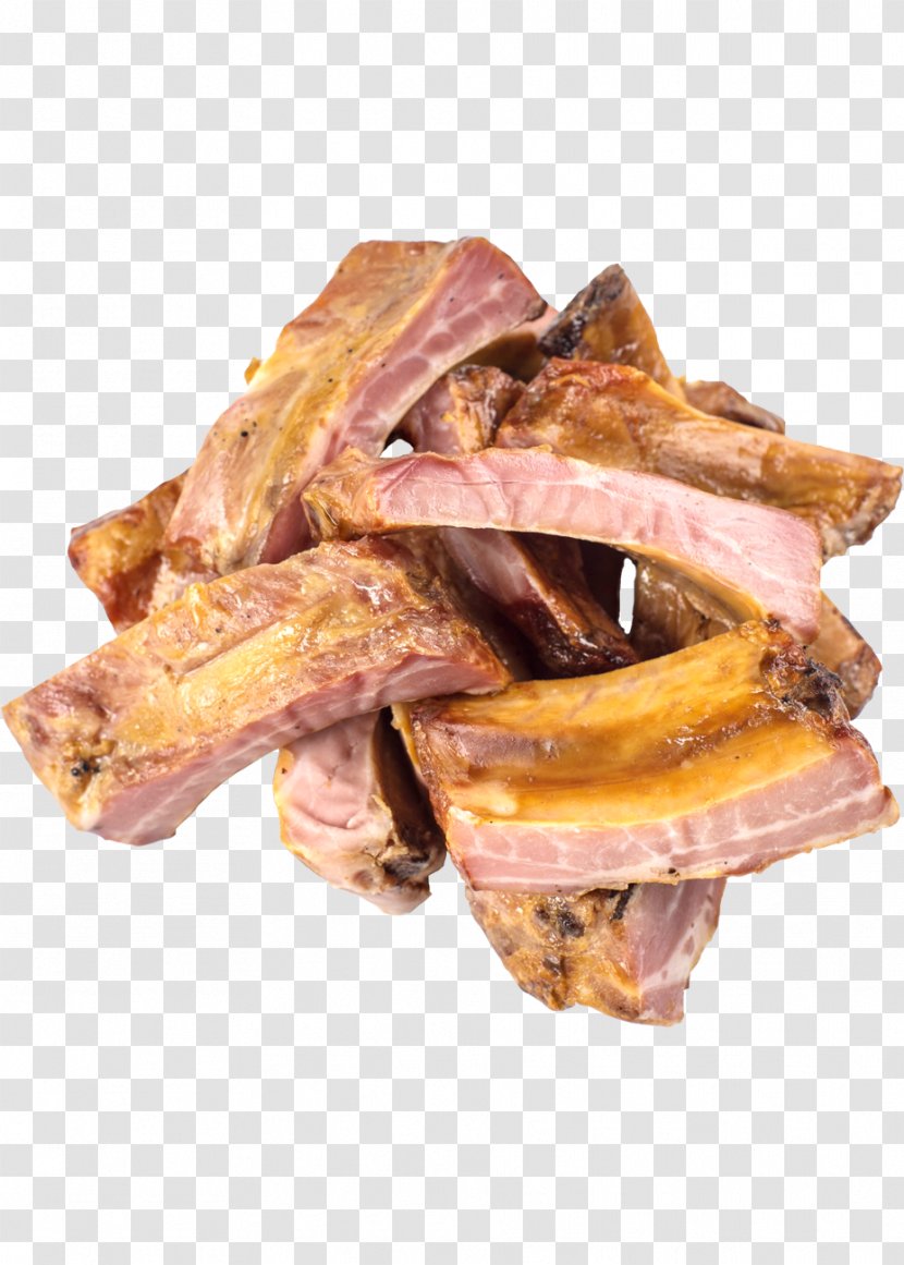 Bacon Bayonne Ham Pig's Ear Domestic Pig Salt-cured Meat - Chop Transparent PNG