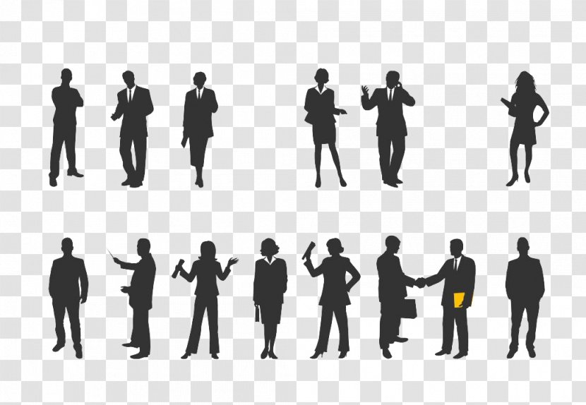 Businessperson Stock Photography Silhouette - Human Resources - PPT Element Transparent PNG