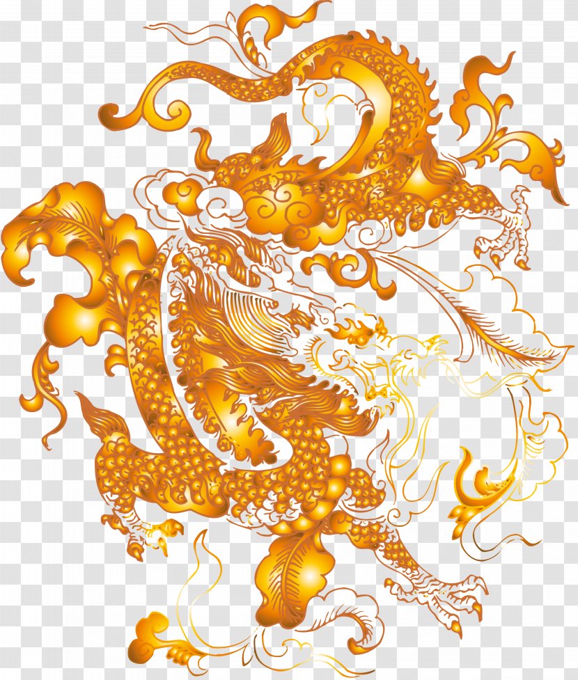 Chinese Dragon Clip Art China Vector Graphics Illustration - Fictional Character Transparent PNG