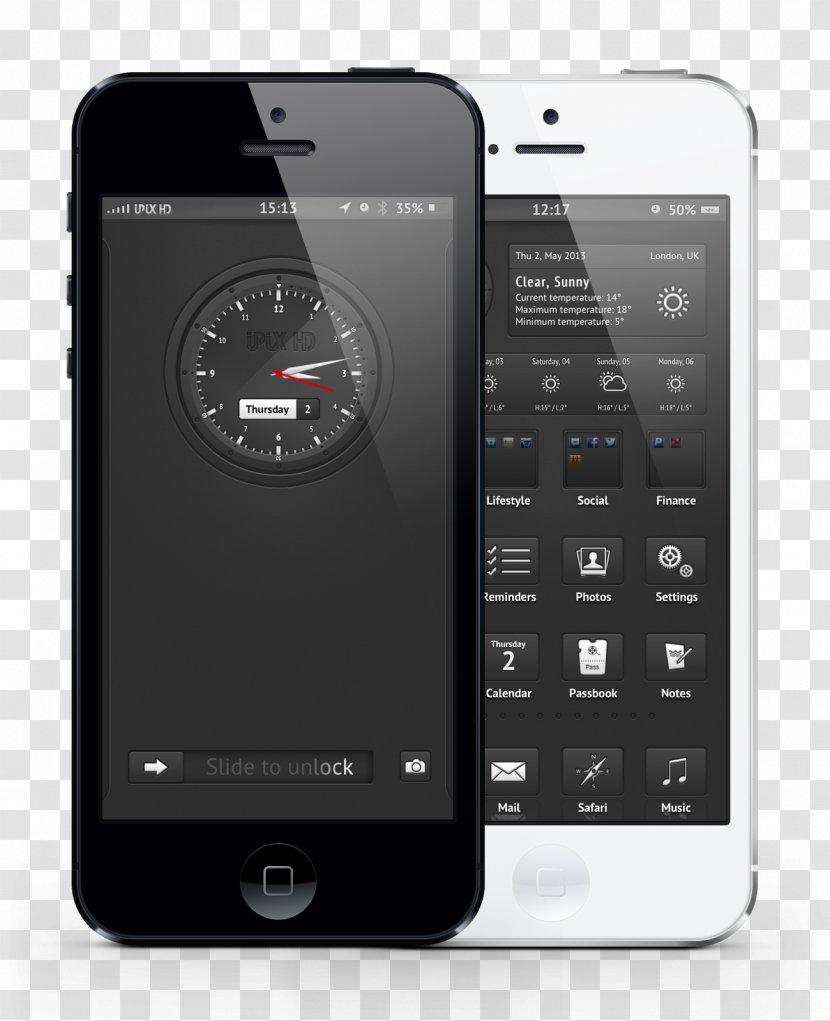 Feature Phone Smartphone Magnum Ice Cream - Mobile Device - Slide Unlock Transparent PNG
