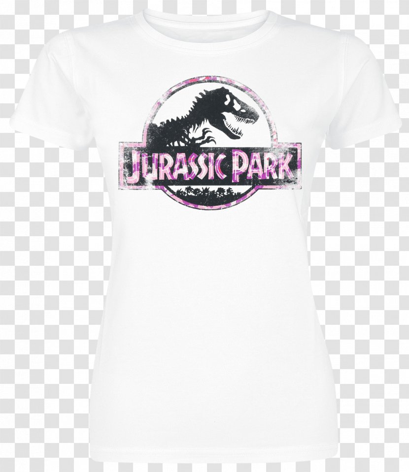 T-shirt Jurassic Park Sleeve Neck - World Transparent PNG