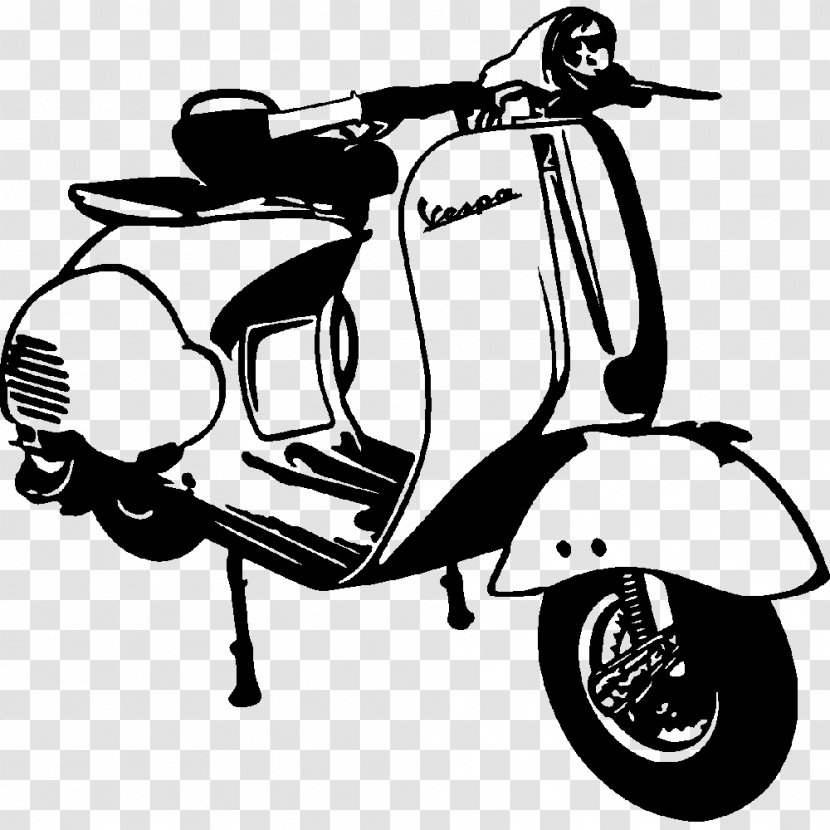 Vespa GTS Scooter Motorcycle Piaggio Transparent PNG