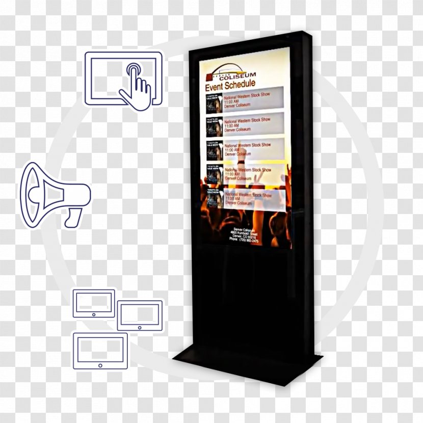 Digital Signs Signage Interactive Kiosks Advertising Television - Restaurant Culture And Civilization Exhibition Boa Transparent PNG