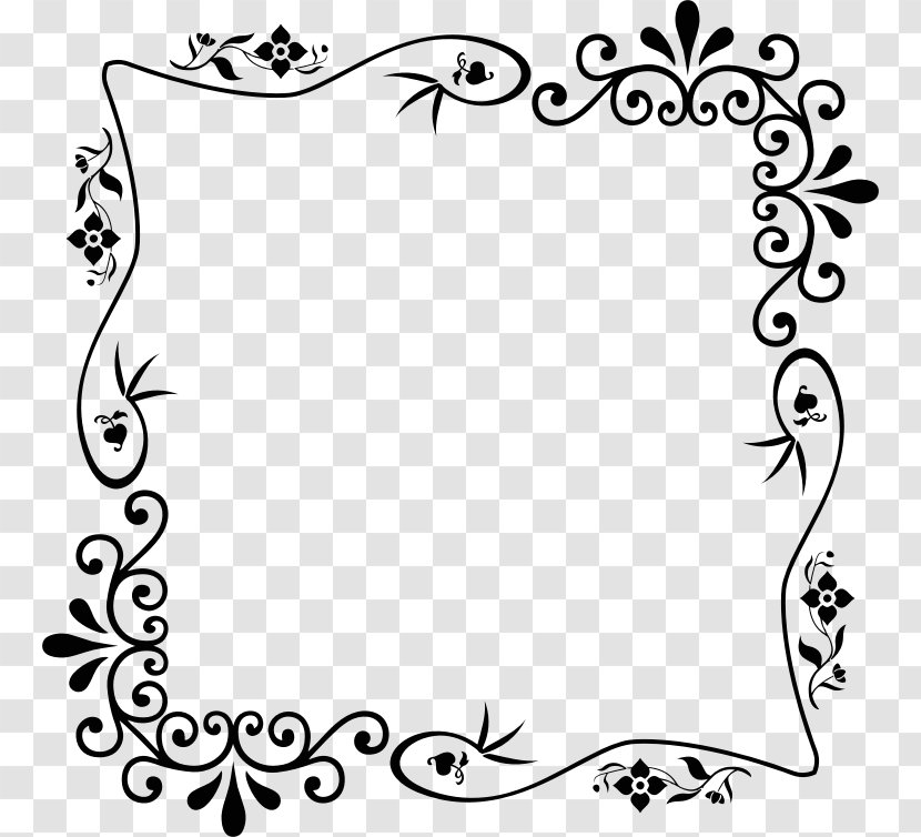 Clip Art - Flora - Frame Flower Transparent PNG