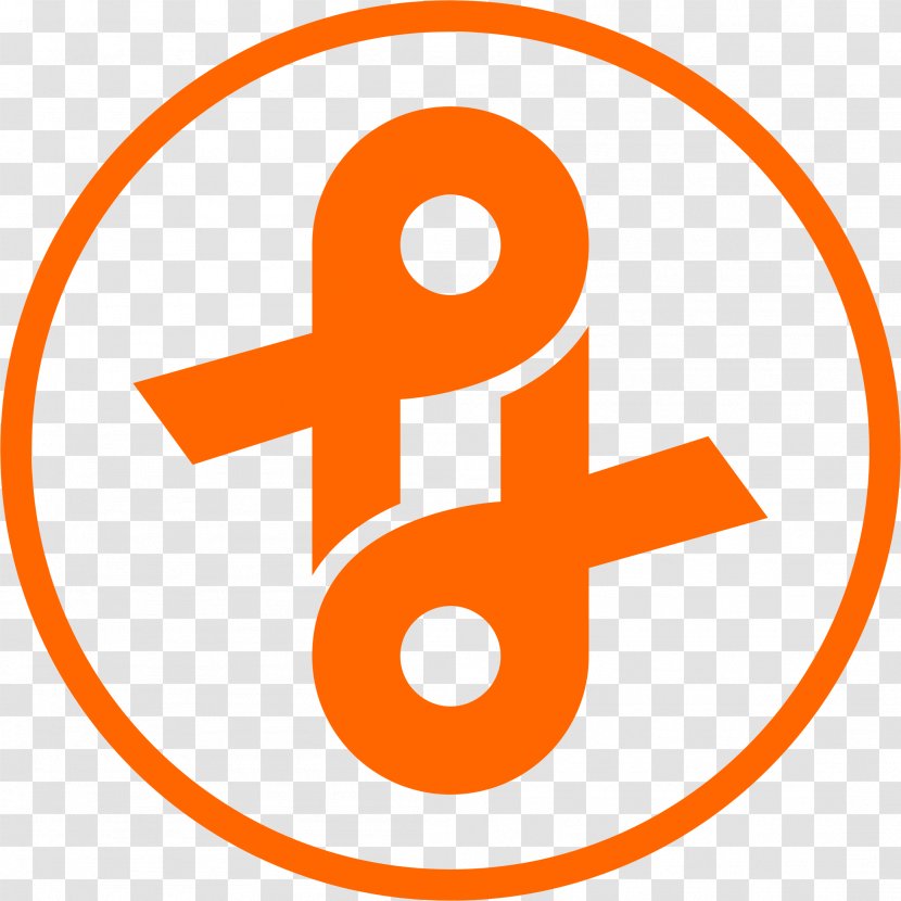 Logo Signage Brand - Orange Transparent PNG