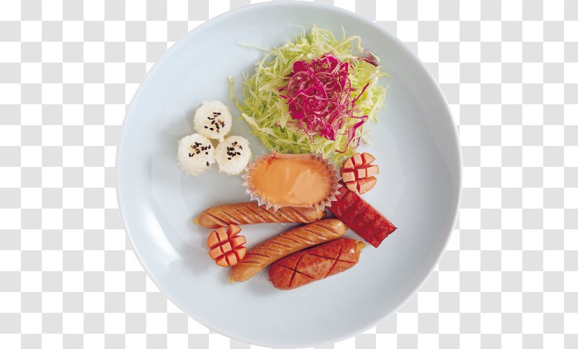 Sashimi European Cuisine Ham French Fries Pizza - Lunch - Western-style Meals Sausage Transparent PNG