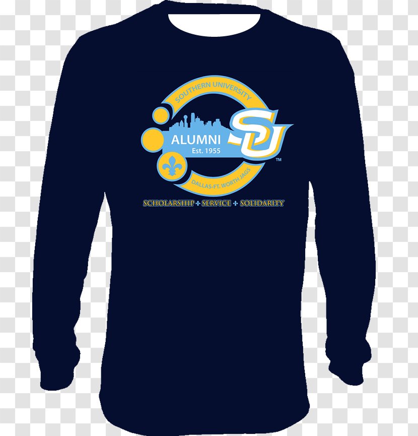 Long-sleeved T-shirt Southern University And A&M College - Active Shirt Transparent PNG