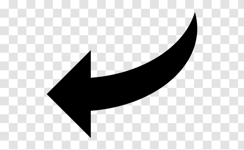Arrow Drawing - Logo - Crescent Symbol Transparent PNG