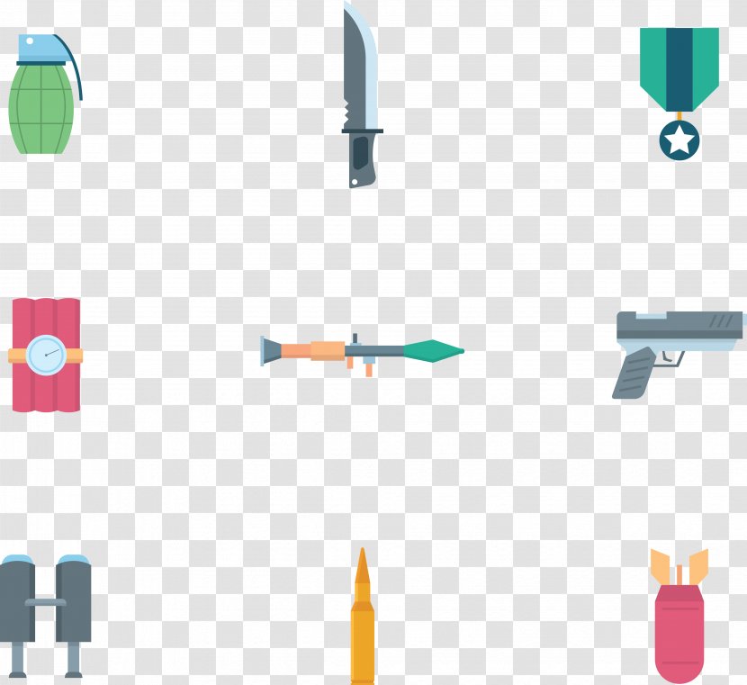 Weapon Grenade Bomb - Material - Set Transparent PNG