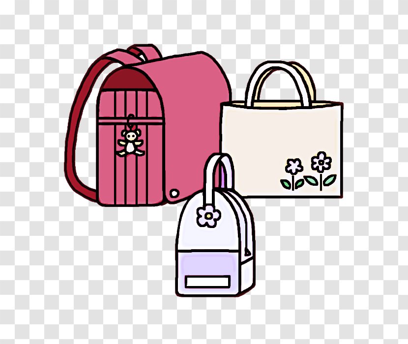 Bag Pink Luggage And Bags Magenta Transparent PNG