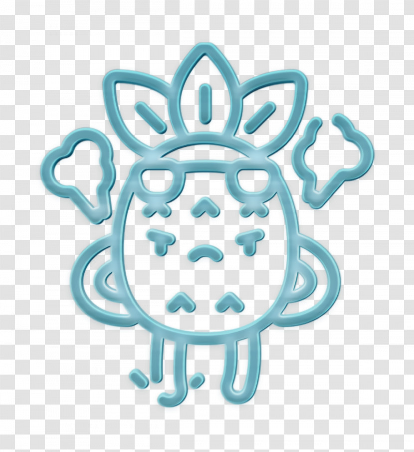 Mood Icon Pineapple Character Icon Angry Icon Transparent PNG