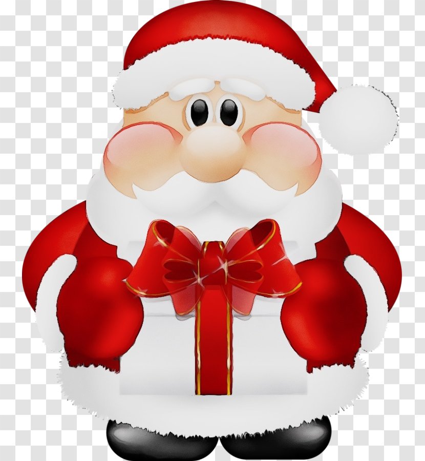 Red Christmas Ornament - Paint - Cartoon Transparent PNG