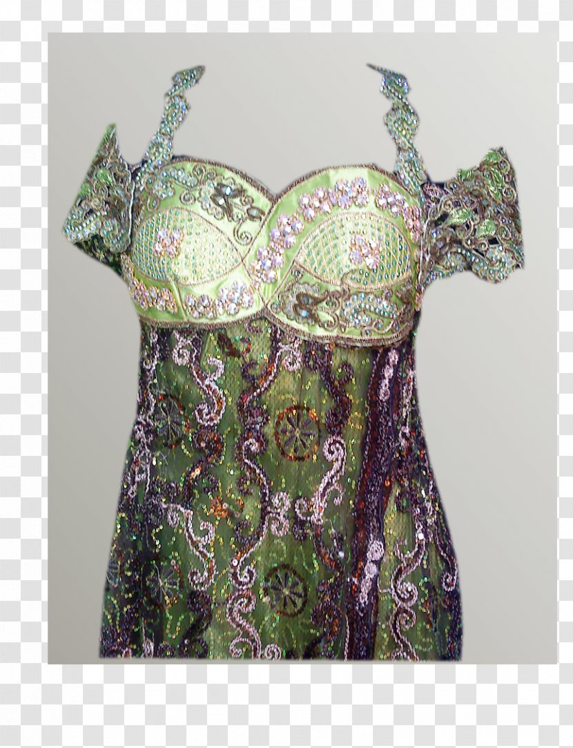 Paisley Shoulder Dress Pattern - Caftan Transparent PNG