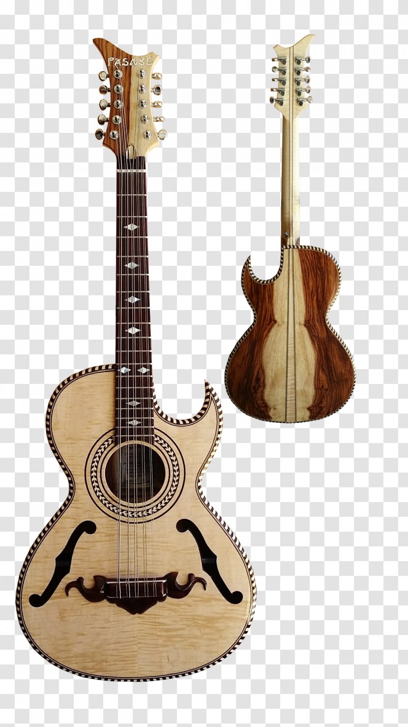 Tiple Bajo Sexto Acoustic Guitar Bass Cuatro - Tree Transparent PNG