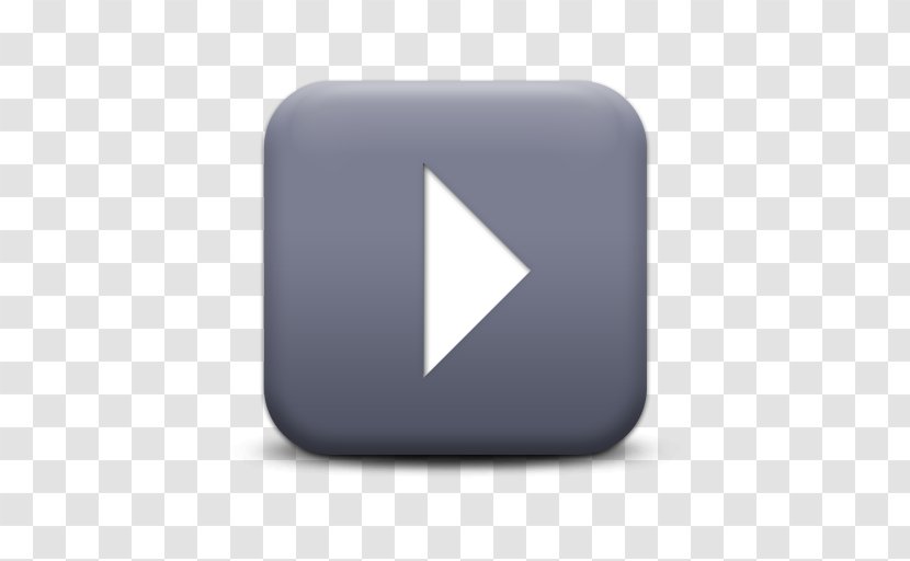 Square Play YouTube Button Arrow Transparent PNG
