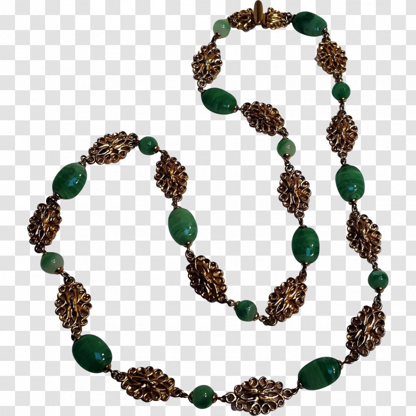 Turquoise Necklace Bead Emerald Brown Transparent PNG