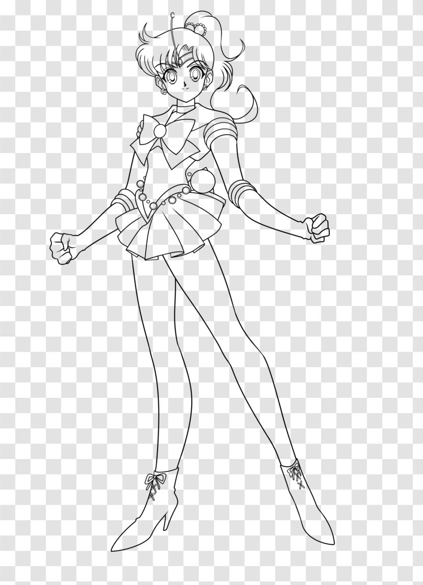Drawing DeviantArt Sketch - Silhouette - Sailor Moon Transparent PNG