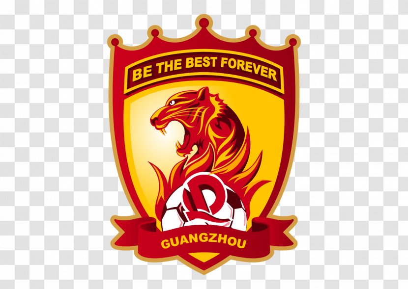 Guangzhou Evergrande Taobao F.C. R&F 2018 Chinese Super League AFC Champions - Logo - Cdr Transparent PNG