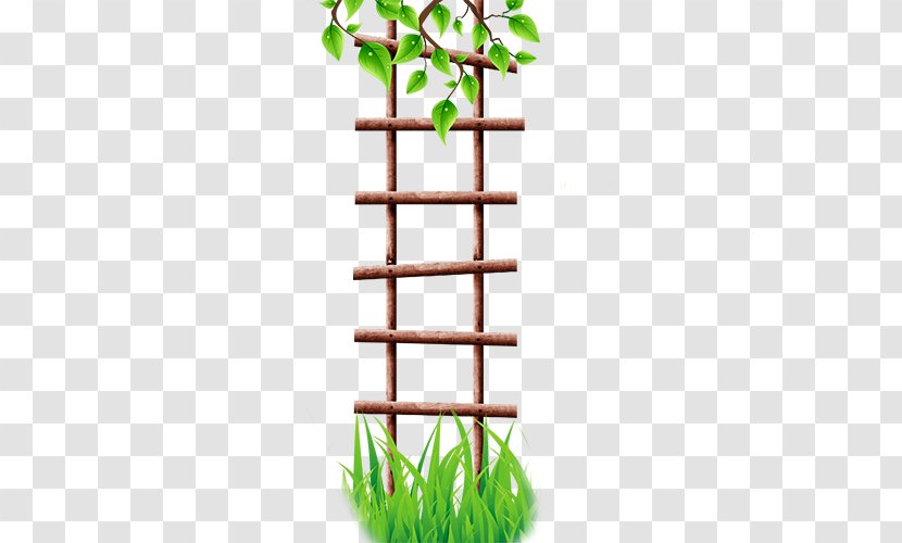 Ladder Stairs Flower Clip Art - Wood Transparent PNG