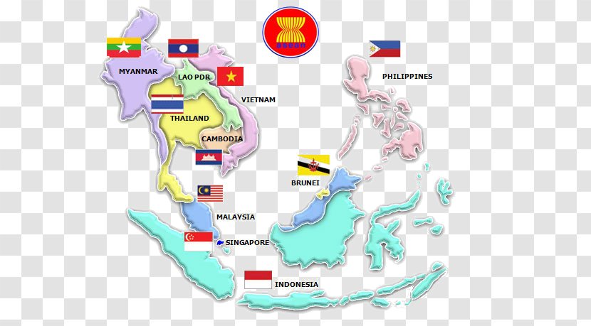 Thailand A.S.E.A.N., Association Of South-East Asian Nations Laos Brunei Southeast - Area - Asean Transparent PNG