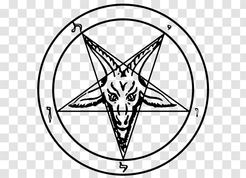 Church Of Satan Sigil Baphomet Satanism - Line Art Transparent PNG