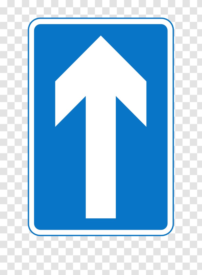 One-way Traffic Sign Road Driving - Regulatory - One Way Transparent PNG
