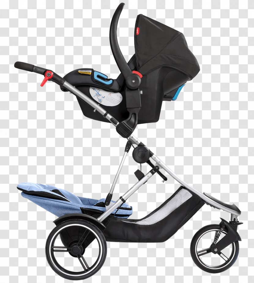 Phil&teds Baby Transport & Toddler Car Seats Infant - Blue Stroller Transparent PNG
