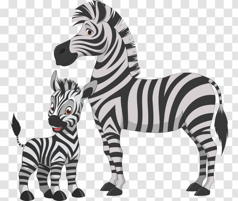 Foal Zebra Horse Clip Art - Wildlife - Small Transparent PNG