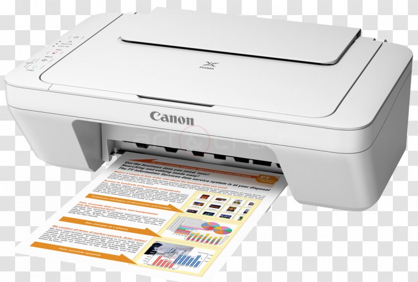 Inkjet Printing Canon Multi-function Printer Image Scanner - Color Transparent PNG