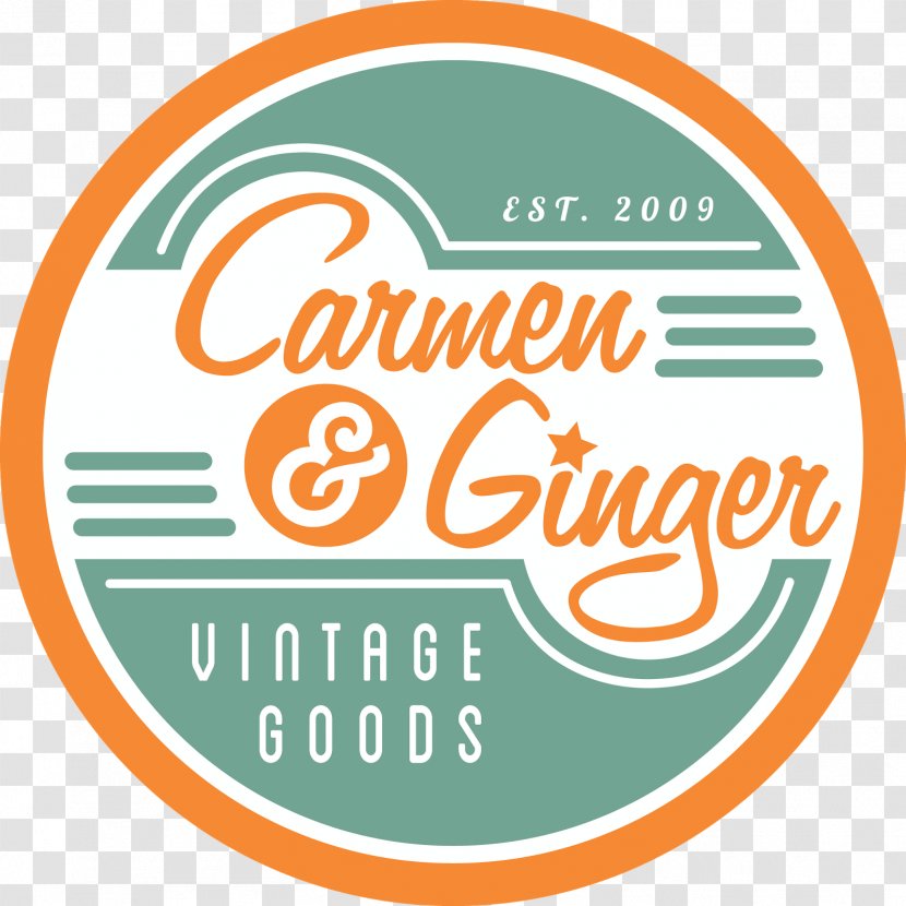 Carmen & Ginger Logo Vintage Clothing Estate Jewelry - Fashion - Retro Transparent PNG
